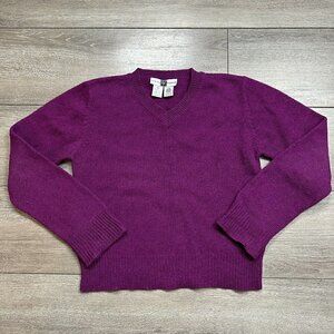 Smart Set wool sweater size M casual knit pullover v-neck vintage
